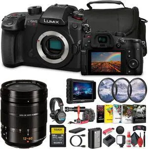 Panasonic Lumix GH5 II Mirrorless Camera (DC-GH5M2BODY) Bundle With Extra 12-60mm Lens