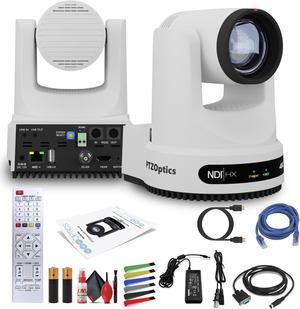 PTZOptics Move 4K PTZ Camera with 12x Optical Zoom (White) (PT12X-4K-WH-G3)