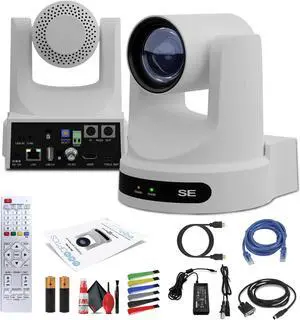 PTZOptics Move SE PTZ Camera with 30x Optical Zoom (White) (PT30X-SE-WH-G3)