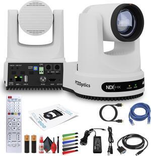 PTZOptics Move 4K PTZ Camera with 20x Zoom (White) (PT20X-4K-WH-G3)