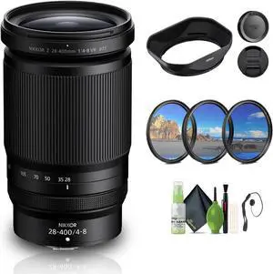 Nikon NIKKOR Z 28-400mm f/4-8 VR Mirrorless Lens (20125) Bundle Nikon NIKKOR Z 28-400mm f/4-8 VR Mirrorless Lens (20125) Bundle
