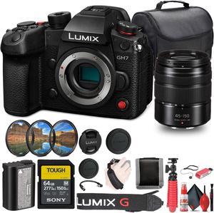 Panasonic Lumix GH7 Mirrorless Camera  Panasonic 45150mm f456 Lens Bundle