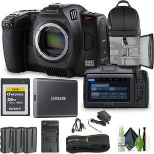 Blackmagic Design Cinema Camera 6K (Leica L) Bundle With T7 1TB USB Portable SSD