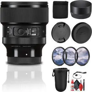 Sigma 85mm f/1.4 DG DN Art Lens for Sony E Bundle