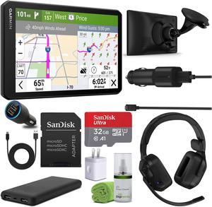 Garmin dezl OTR720, Large, Easy-to-Read 7 GPS Truck Navigator Bundle