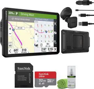 Garmin dezl OTR820, Large, Easy-to-Read 8 GPS Truck Navigator Bundle