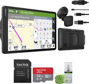 Garmin dezl OTR1020, Extra-Large, Easy-to-Read 10 GPS Truck Navigator Bundle