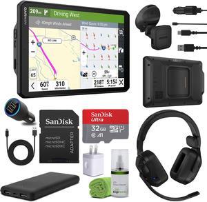 Garmin dezl OTR820, Large, Easy-to-Read 8 GPS Truck Navigator Bundle