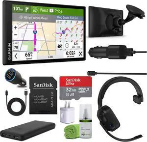 Garmin Dezl OTR620, Large, Easy-to-Read 6 GPS Truck Navigator Bundle