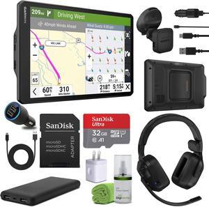 Garmin dezl OTR1020, Extra-Large, Easy-to-Read 10 GPS Truck Navigator Bundle