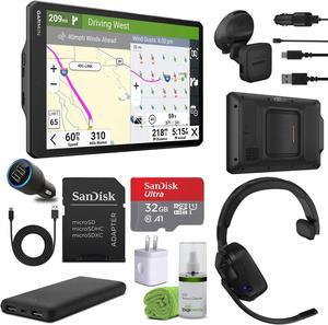 Garmin dezl OTR1020, Extra-Large, Easy-to-Read 10 GPS Truck Navigator Bundle