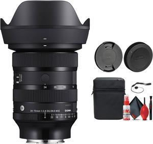 Sigma 24-70mm f/2.8 DG DN II Art Lens for Sony E Bundle with Accessories