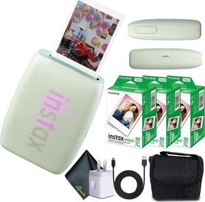 FUJIFILM INSTAX MINI LINK 3 Smartphone Printer (Sage Green) + 60 Instant Film