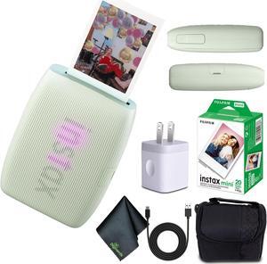 FUJIFILM INSTAX MINI LINK 3 Smartphone Printer (Sage Green) + 20 Instant Film