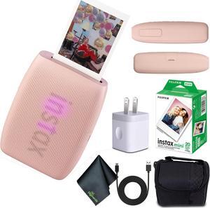 FUJIFILM INSTAX MINI LINK 3 Smartphone Printer (Rose Pink) + 20 Instant Film