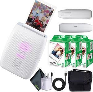 FUJIFILM INSTAX MINI LINK 3 Smartphone Printer (Clay White) + 60 Instant Film