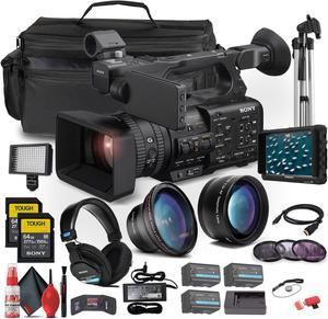 Sony HXR-NX800 NXCAM Camcorder+ 4K Monitor + Sony Mic + Headphones + More