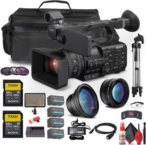 Sony PXW-Z200 XDCAM Camcorder + 3 x BP-U35 Battery + 2 x 64GB Cards + Case + More