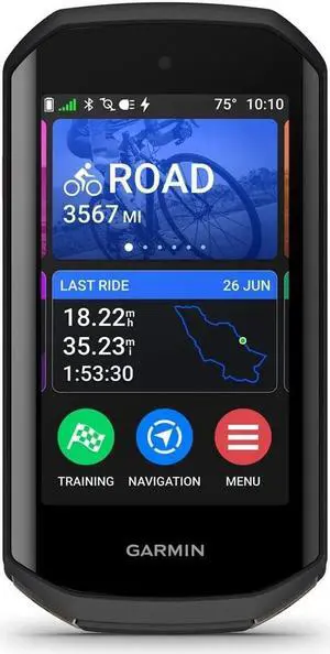 Garmin Edge 1050®, Premium Cycling Computer, Vivid Color Touchscreen Display, Built-in Speaker, Advanced Training and Group Ride Features, Road Hazard Alerts