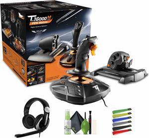 Thrustmaster T16000M FCS HOTAS (PC) Bundle With Gaming Headset and More