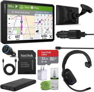 Garmin dezl OTR720, Large, Easy-to-Read 7 GPS Truck Navigator Bundle