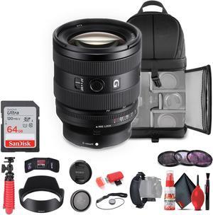 Sony FE 20-70mm f/4 G Lens (Sony E) (SEL2070G) + 64GB Memory Card + More - Bundle