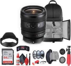Sony FE 24-50mm f/2.8 G Lens (Sony E) (SEL2450G) + 64GB Memory Card + More - Bundle