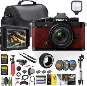 Nikon Zf 24.5MP Mirrorless Camera New Z 40mm f/2 Lens +7" HD Monitor + RODE VideoMic