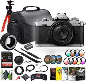 Nikon Z fc Mirrorless Digital Camera New + Z 28mm Lens + FTZ II Mount Adapter + More