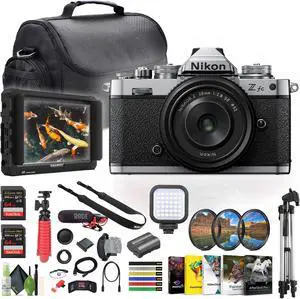 Nikon Z fc Mirrorless Digital Camera New + Z 28mm + 7" HD Monitor + RODE VideoMic