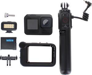 GoPro HERO13 Black Creator Edition - Includes HERO13 Black, Volta (Battery Grip, Tripod, Remote), Media Mod, Light Mod, Enduro Battery, Magnetic Latch Mount and Carrying Case