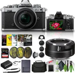 Nikon Zfc Mirrorless Camera with 16-50mm Lens Silver  (1675) + FTZ II Adapter + More