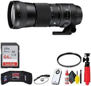 Sigma 150-600mm f/5-6.3 DG OS HSM Contemporary Lens for Canon EF Ultra Bundle