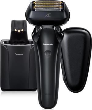 Panasonic Electric Razor for Men, Electric Shaver, ARC6 Six-Blade Electric Razor with Premium Automatic Cleaning and Charging Station, ES-LS9A-K (Black)