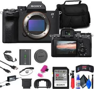 Sony a7 IV Mirrorless Camera + 64GB Card + Bag + Card Reader + Tripod + More
