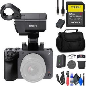 Sony FX30 Digital Cinema Camera with XLR Handle Unit + 64GB SF-G Tough Card + More