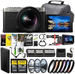 Panasonic LUMIX S9 Mirrorless Full Frame Camera with 20-60mm L Mount Lens-Silver