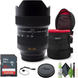 Leica Super-Vario-Elmarit-SL 14-24mm f/2.8 ASPH. Lens (L-Mount) + Bundle