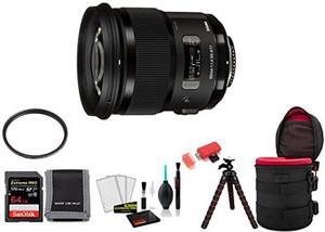 Sigma 50mm f/1.4 DG HSM Art Lens for Nikon F with Memory Card (International Model)
