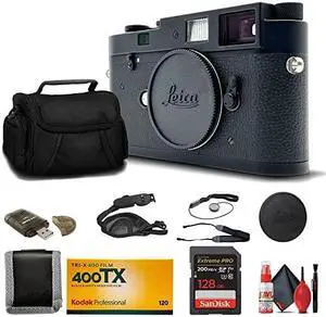 Leica 10370 LeicaM-A Typ 127 Rangefinder Camera (Black) + 6Ave Accessory Kit