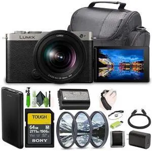 Panasonic LUMIX S9 Mirrorless Full Frame Camera with 20-60mm L Mount Lens Silver