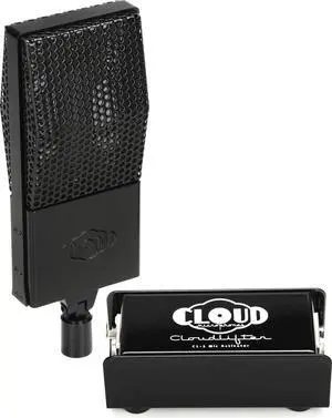 Cloud 44 Midnight Passive Ribbon Microphone + Cloudlifter for Professional Voice/Music Recording - USA Made
