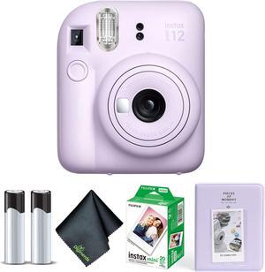 FUJIFILM INSTAX MINI 12 Instant Film Camera with Instant Film - Lilac Purple