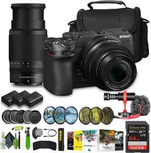 Nikon Z30 Mirrorless Camera with 16-50mm and 50-250mm Lenses (1743) Bundle