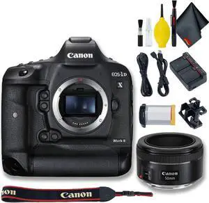 Canon EOS-1D X Mark II DSLR Camera Basic Kit (International Model)