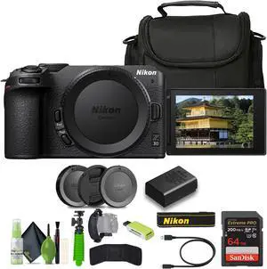 Nikon Z30 Lightweight Mirrorless Camera (1737) Bundle