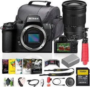 Nikon Z50II Mirrorless Camera + With NIKKOR Z 24-120mm f/4 S Lens + Cleaning Kit