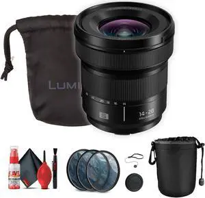 Panasonic Lumix S 14-28mm f/4.5-5.6 Lens for Leica L Bundle with Accessories