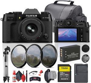 Fujifilm X-T50 Mirrorless Camera with XF 16-50mm f/2.8-4.8 Lens (Black) Bundle
