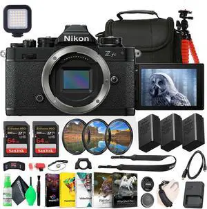 Nikon Z fc DX-Format Mirrorless Camera + EN-EL25 Battery + 64GB Memory Card + More